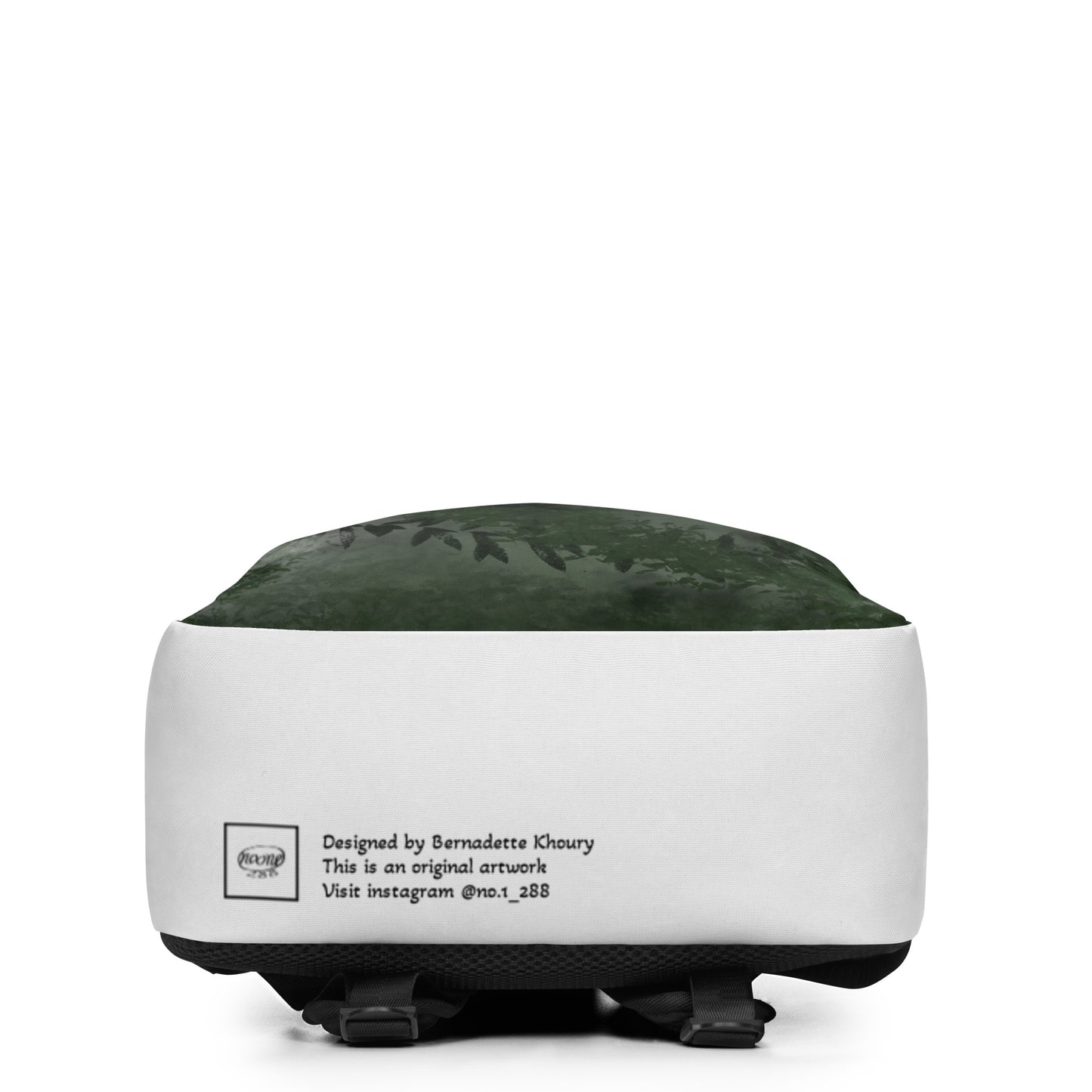 Minimalist Backpack "Girl in the Night Forest" + logo and credit